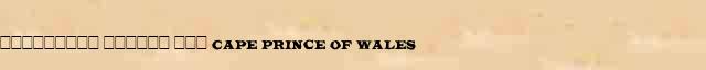 ��������� ������ ��� (Cape Prince of Wales) ������ � ������� ����������������� ������ ������� 
